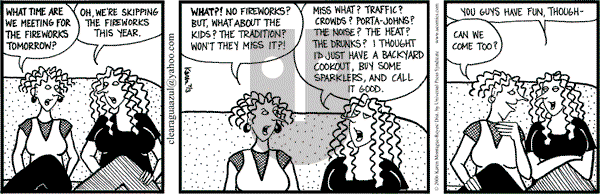 Clear Blue Water on Monday July 3, 2006 Comic Strip