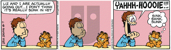 Garfield on Monday August 7, 2006 Comic Strip