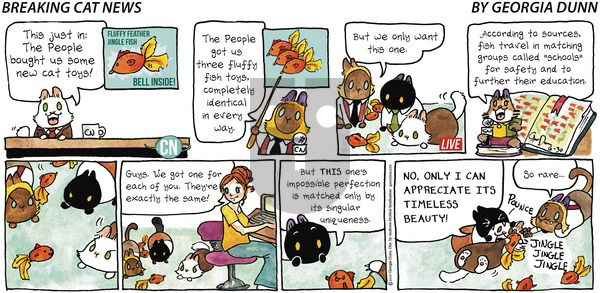 Breaking Cat News on Sunday June 30, 2019 Comic Strip