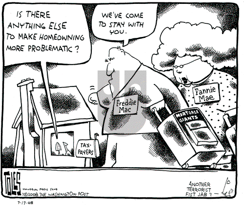 Tom Toles on Thursday July 17, 2008 Comic Strip