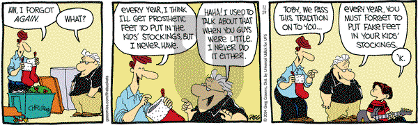 The Buckets on Monday December 29, 2014 Comic Strip