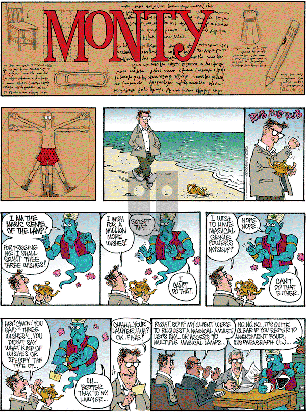 Monty on Saturday January 19, 2019 Comic Strip