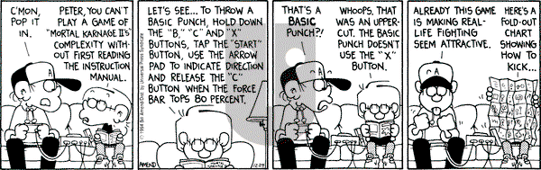 FoxTrot on Wednesday December 29, 1993 Comic Strip