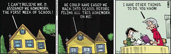 Grand Avenue - Saturday September 8, 2018 Comic Strip