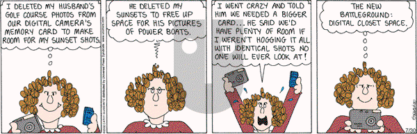 Cathy Classics - Thursday July 30, 2009 Comic Strip