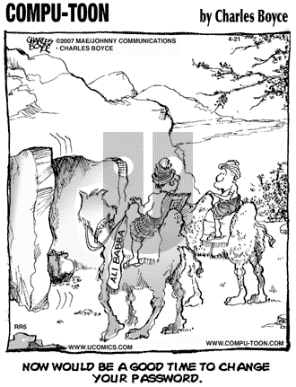 Compu-toon on Saturday April 21, 2007 Comic Strip