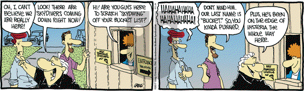The Buckets on Monday September 4, 2017 Comic Strip