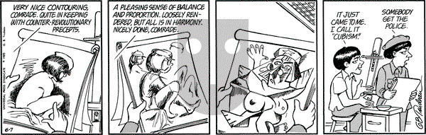 Doonesbury on Friday June 7, 1985 Comic Strip