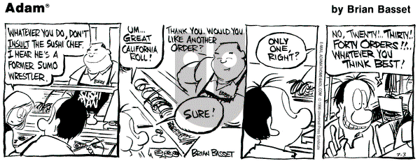 Adam@Home on Wednesday July 3, 1996 Comic Strip