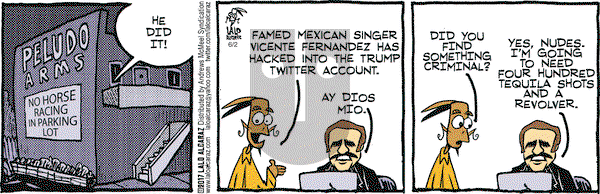 La Cucaracha on Friday June 2, 2017 Comic Strip