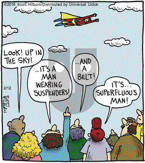The Argyle Sweater - Friday February 12, 2016 Comic Strip