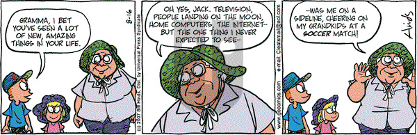 Cleats on Thursday August 16, 2007 Comic Strip