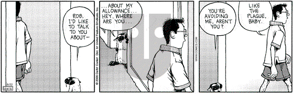 Get Fuzzy on Friday September 22, 2000 Comic Strip