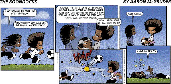 The Boondocks on Sunday February 12, 2012 Comic Strip