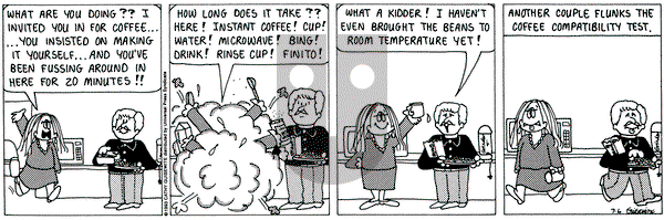 Cathy Classics on Tuesday July 6, 1993 Comic Strip