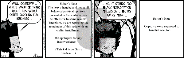 The Boondocks on Tuesday October 23, 2007 Comic Strip