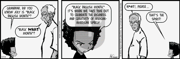 The Boondocks on Friday February 11, 2011 Comic Strip
