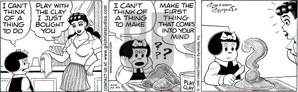 Nancy on Tuesday April 14, 1998 Comic Strip