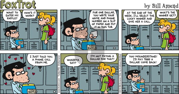 FoxTrot on Sunday April 28, 2019 Comic Strip