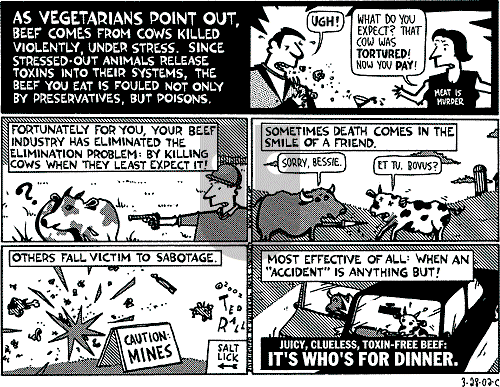 Ted Rall on Monday April 1, 2002 Comic Strip