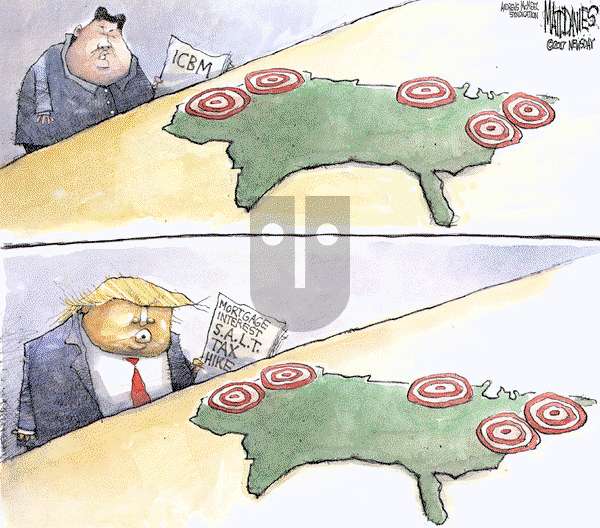 Matt Davies on Monday December 4, 2017 Comic Strip