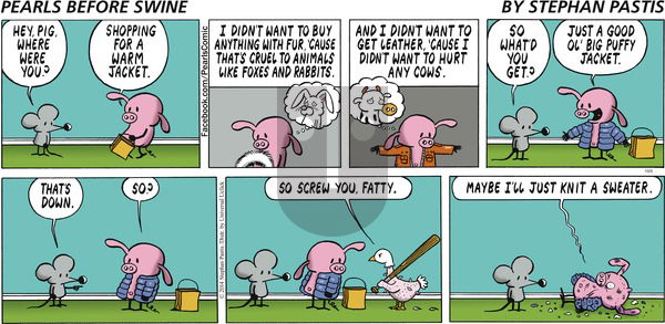 Pearls Before Swine on Sunday October 5, 2014 Comic Strip