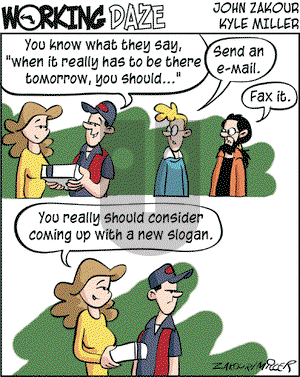 Working Daze on Thursday December 18, 2003 Comic Strip