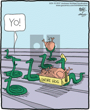 In the Bleachers on Saturday June 24, 2017 Comic Strip