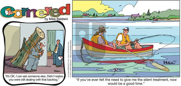 Cornered on Sunday August 2, 2015 Comic Strip