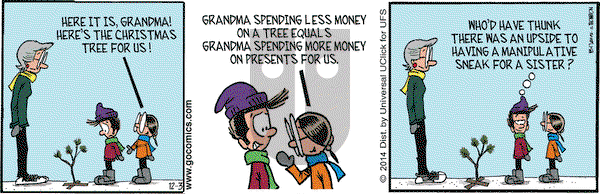 Grand Avenue on Wednesday December 3, 2014 Comic Strip