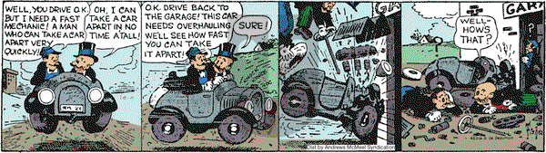 Mutt & Jeff on Wednesday March 19, 2025 Comic Strip