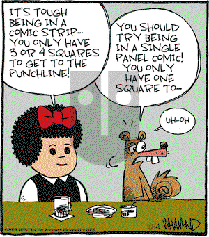 Reality Check on Monday October 14, 2019 Comic Strip