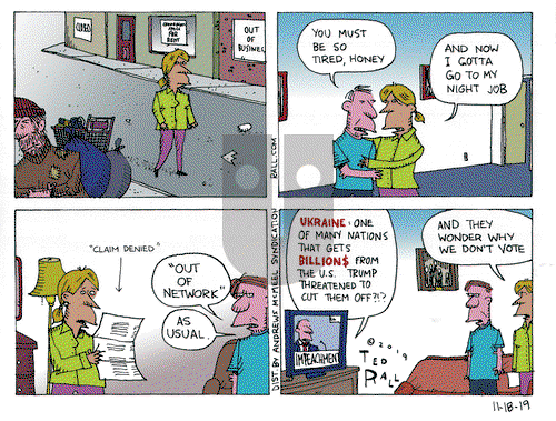 Ted Rall on Monday November 18, 2019 Comic Strip