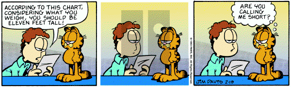 Garfield on Friday February 19, 1993 Comic Strip