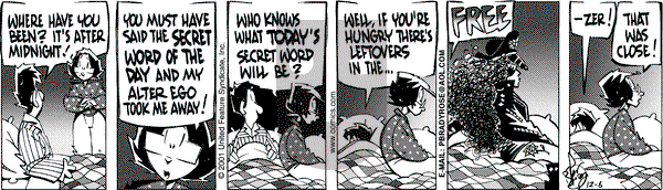 Rose is Rose on Thursday December 6, 2001 Comic Strip