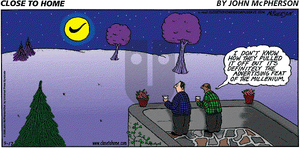 Close to Home on Sunday September 17, 2000 Comic Strip