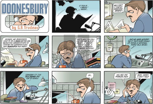 Doonesbury on Sunday February 16, 2003 Comic Strip
