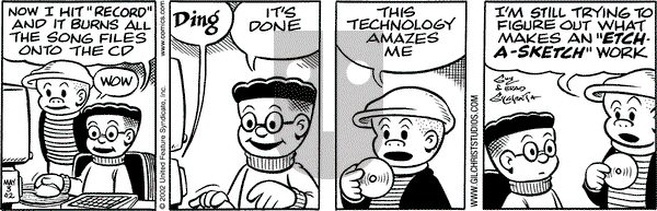 Nancy on Friday May 3, 2002 Comic Strip