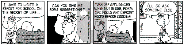 Peanuts on Wednesday April 2, 1986 Comic Strip