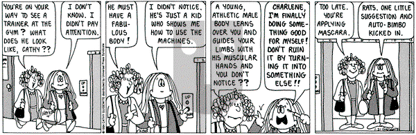 Cathy Classics on Monday January 31, 1994 Comic Strip
