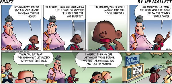 Frazz on Sunday September 10, 2017 Comic Strip