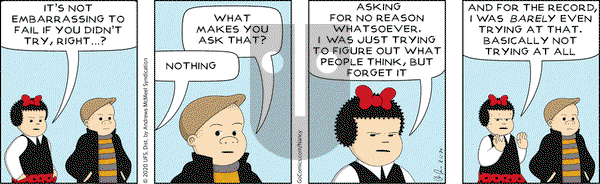 Nancy on Wednesday August 12, 2020 Comic Strip