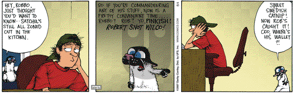Get Fuzzy on Saturday August 4, 2007 Comic Strip