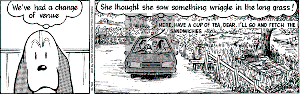 Fred Basset on Saturday October 8, 2005 Comic Strip