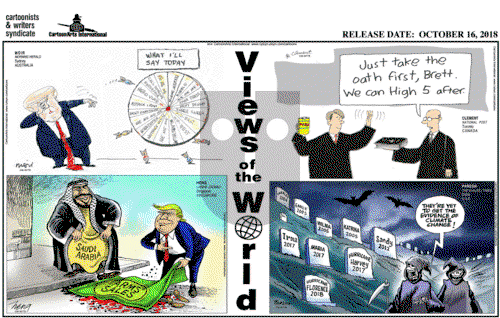 Views of the World on Tuesday October 16, 2018 Comic Strip