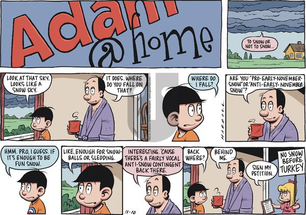 Adam@Home on Sunday November 10, 2019 Comic Strip