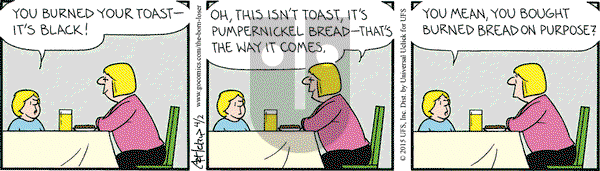 The Born Loser on Thursday April 2, 2015 Comic Strip