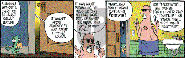 Monty on Saturday February 7, 2015 Comic Strip
