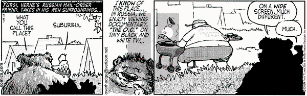 Over the Hedge on Thursday July 7, 2005 Comic Strip