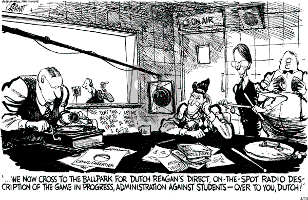 Pat Oliphant - Tuesday April 13, 1982 Comic Strip